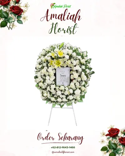Krans Bunga Duka Cita di Wedding Venue Kementerian Pertanian Ri